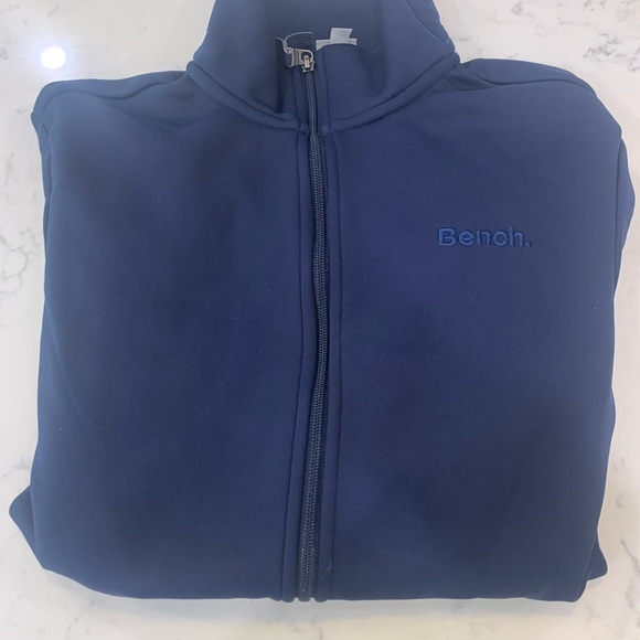 Bench Navy Turtleneck Zip-Up Sweater - Men’s Small S/P, Cozy & Stylish Essential - Picture 6 of 6